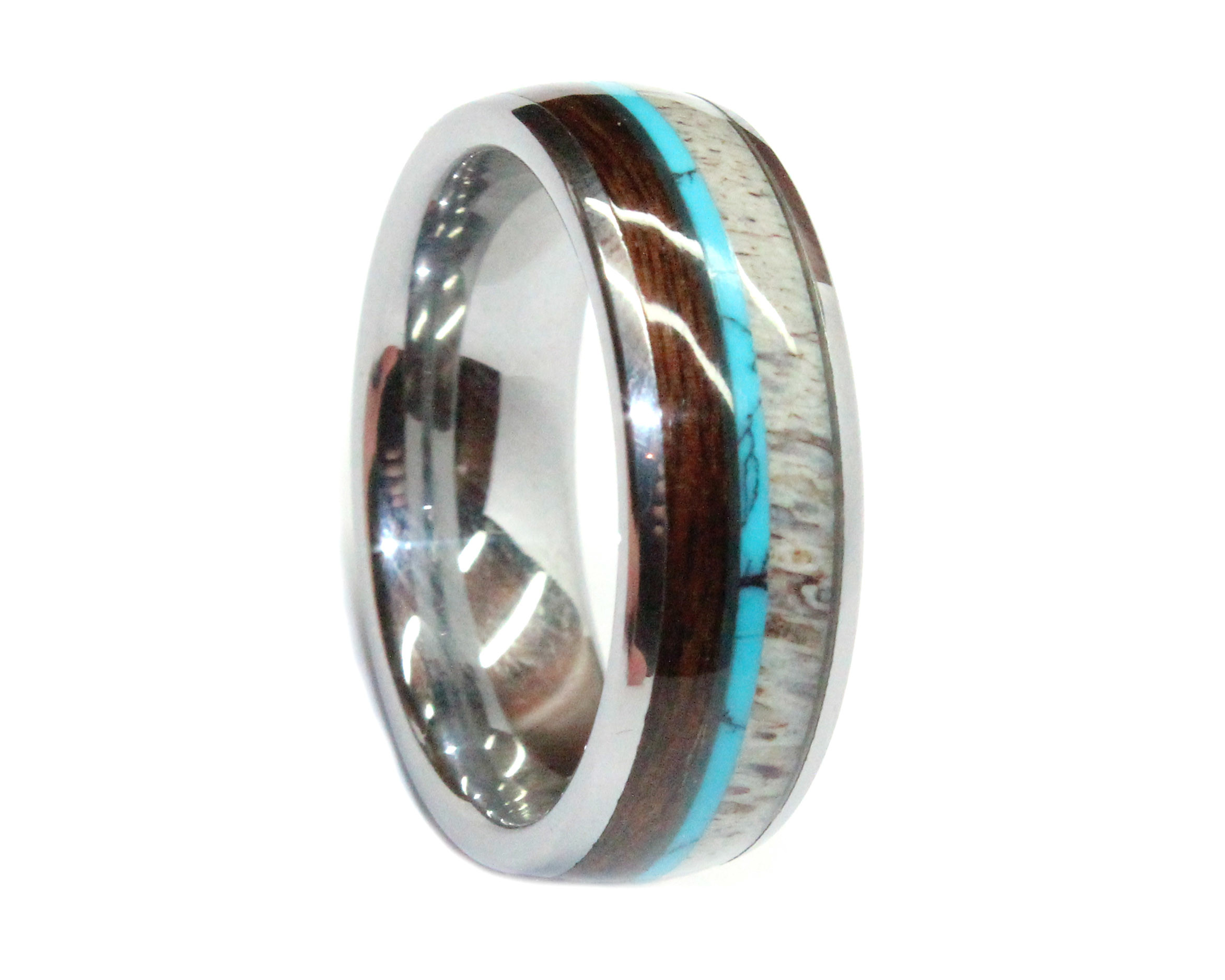 Koa and tungsten rings hotsell
