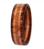 rosewood olivewood and mahogany wooden ring